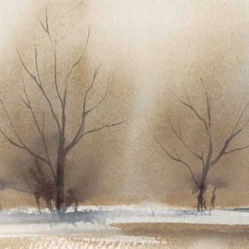 9481w WatercolourLandscape Closeup