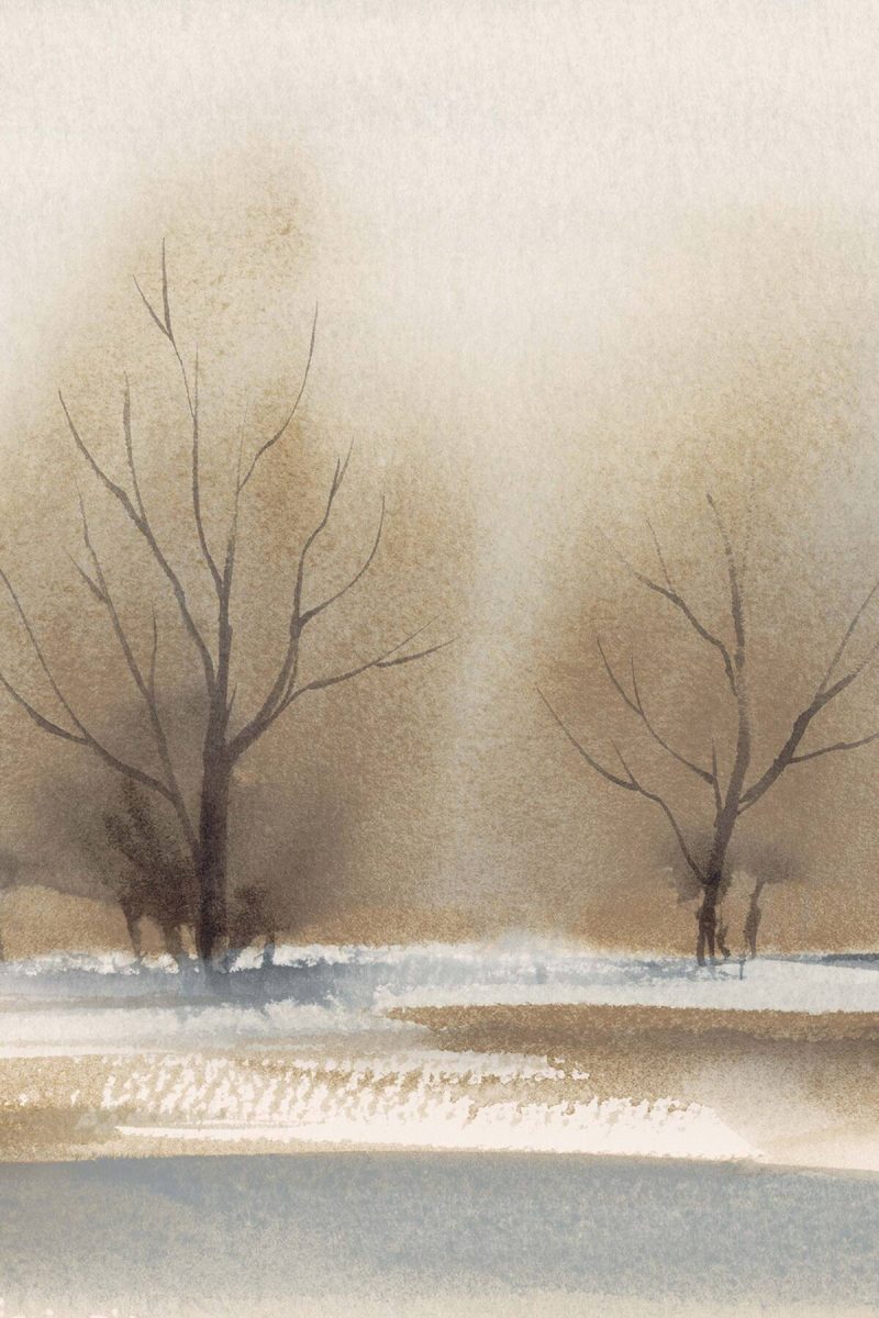 9481w WatercolourLandscape Closeup