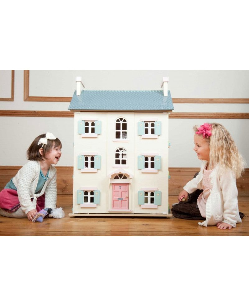 H150 Cherry Tree Hall Grey Pink Cream Large Wooden Dolls House Front Girls 0 1 2 814x1000 b4f128fb 1dce 47a5 b1c7 013bc5df600c