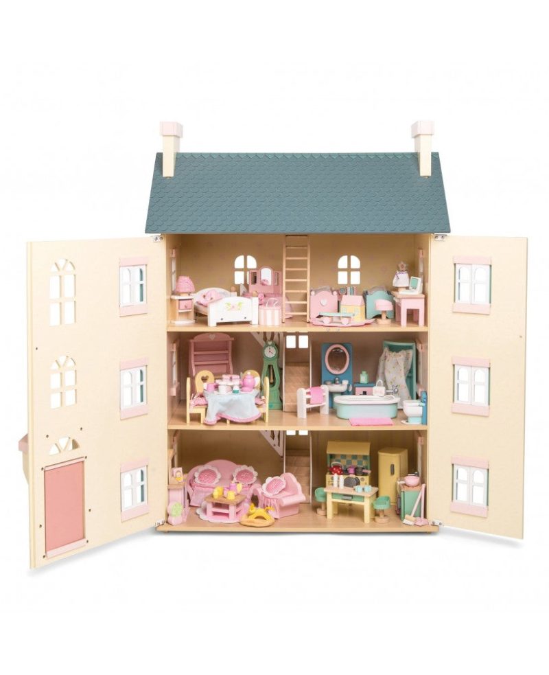 H150 Cherry Tree Hall Grey Pink Cream Large Wooden Dolls House Open Daisylane Furniture 0 1 2 814x1000 c0332fd1 1af6 4d71 96c4 1a0c309b730f