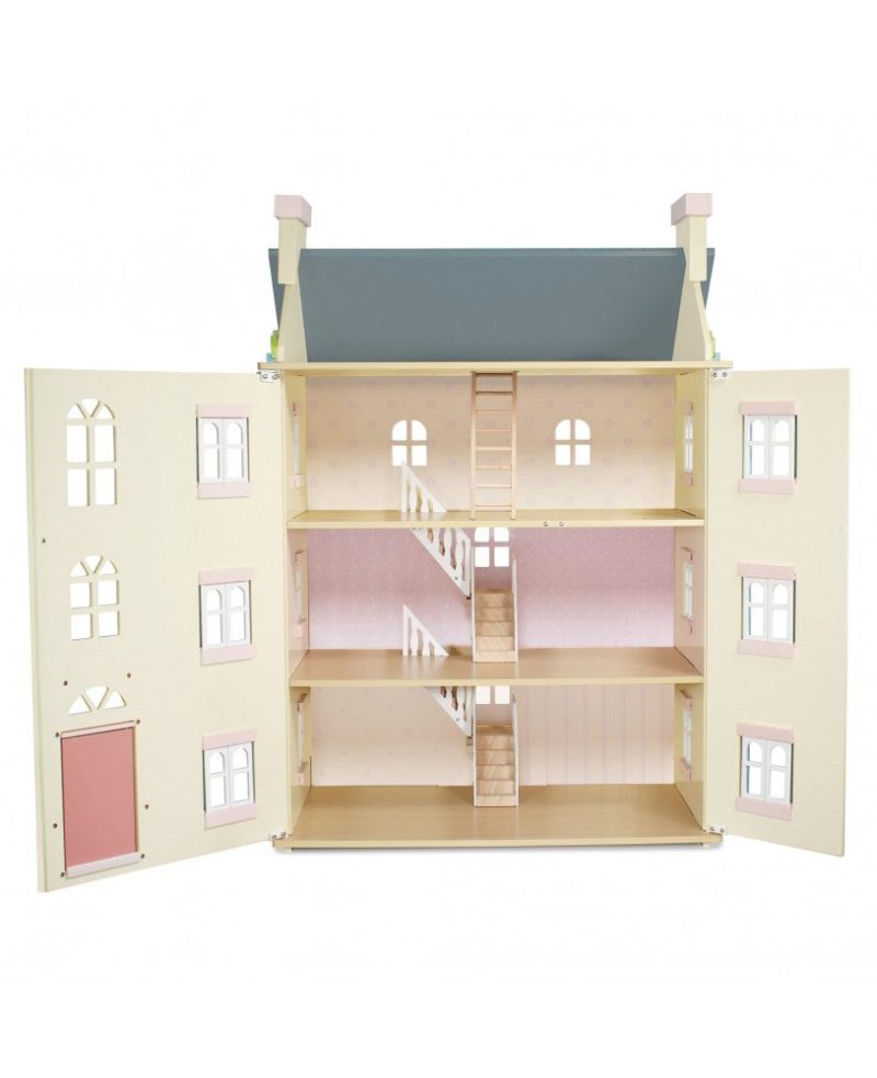 H150 Cherry Tree Hall Grey Pink Cream Large Wooden Dolls House Open Empty 0 1 2 814x1000 d2f5facb 93e2 4ac4 8823 962dfe8125f9