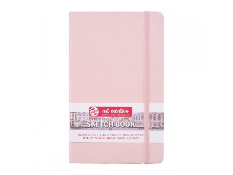 sketch book 13 x 21 cm talens art creation pastel pink 140g 80 sheets