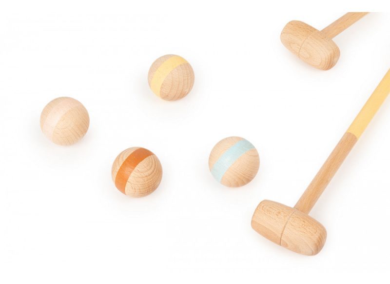 wooden mini croquet set nobodinoz 10 8435574921239