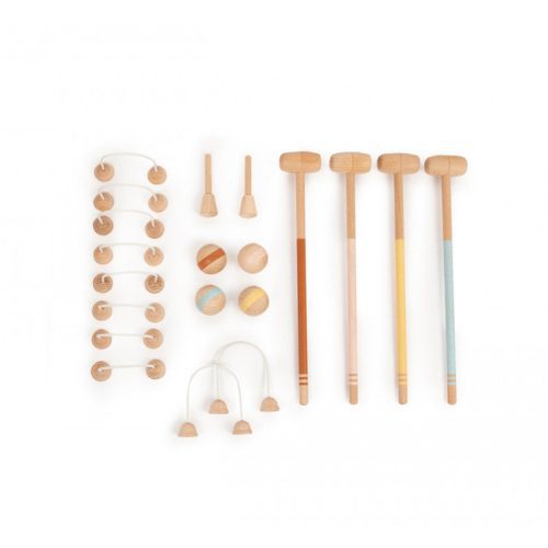 wooden mini croquet set nobodinoz 7 8435574921239